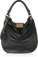 Marc by Marc Jacobs The Classic Q Hillier Hobo textured-leather shoulder bag