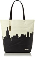 DKNY Skyline print tote bag, Black