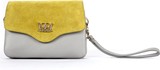 Liliyang Issie Pouchette in Dove Grey with yellow accent