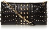 DKNY Studded clutch bag, Black