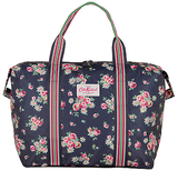 Cath Kidston Floral Print Foldaway Shopper Handbag, Navy
