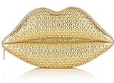 Lulu Guinness Studded Padded Lips Clutch