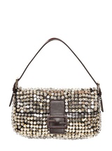 Fendi Baguette Shiny Sequins Shoulder Bag