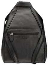 O.S.P Osprey Ayres Leather Backpack, Black