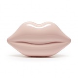 Lulu Guinness Dusky Pink Perspex Lips Clutch