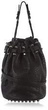 Alexander Wang Diego Silver Stud Bucket Bag